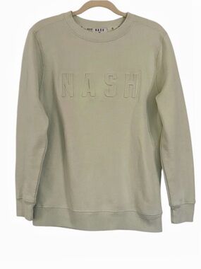 NASH Brand Crewneck Sweatshirt Size Small / Medium Light Green